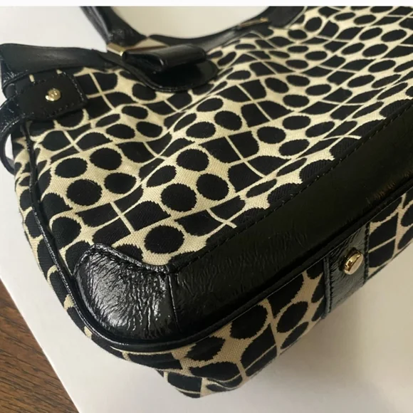 Kate Spade Vintage Rare Black & Yellow Handbag (EUC) - Picture 14 of 16